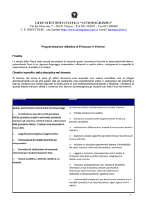 FISICA TRIENNIO a.s. 2015-16.