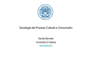 Sociologia dei Processi Culturali e Comunicativi