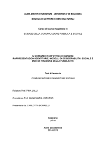 rappresentazioni identitarie, modelli di desiderabilità sociale e