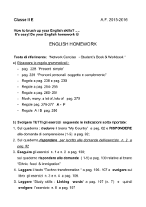 Compiti Inglese - Salesiani Milano