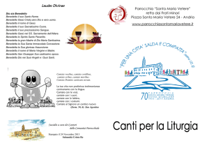 Nuovo Libretto Canti 2013 - Convento