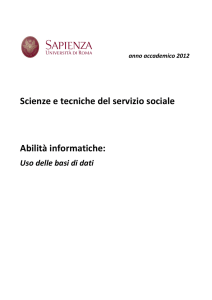 File - Dipartimento di Scienze Sociali ed Economiche