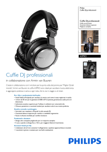 A3PRO/00 Philips Cuffie DJ professionali