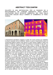 ABSTRACT TESI Zanfini - Camera di Commercio di Forlì