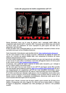 Guida in PDF con le spiegazioni ai principali dubbi sull`11/9