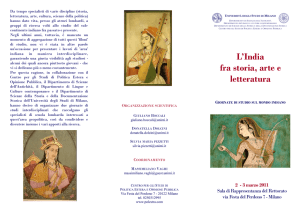 L`India fra storia, arte e letteratura