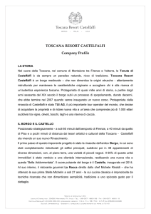 TOSCANA RESORT CASTELFALFI Company Profile