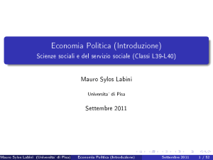 Economia Politica (Introduzione)