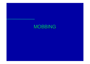 Mobbing e Burnout