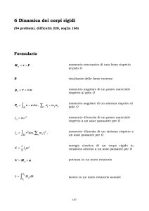 6 Dinamica dei corpi rigidi