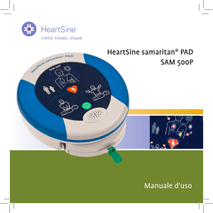 Manuale d`uso - defibrillatore HeartSine