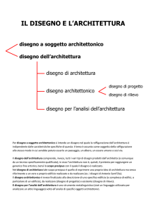 IL DISEGNO E L`ARCHITETTURA disegno a soggetto architettonico
