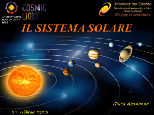 Il Sistema Solare