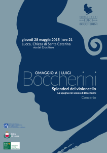 Splendori del violoncello - Centro Studi Luigi Boccherini