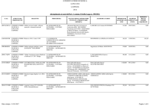 CONSERVATORIO DI MUSICA G.PUCCINI LASPEZIA 2016
