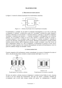 09 Trasformatori - Dipartimento di Ingegneria dell`Energia elettrica e