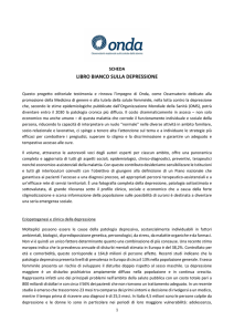 libro bianco sulla depressione - Osservatorio Nazionale sulla salute