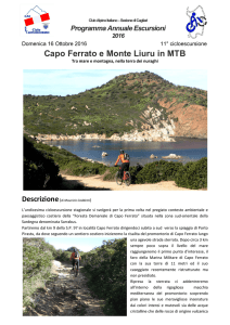 Descrizione Cicloescursione Capo Ferrato e Monte