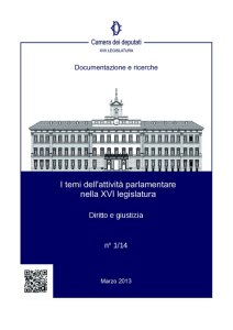 Diritto e giustizia - Camera dei Deputati