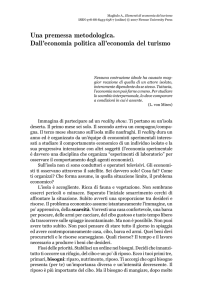 Elementi di economia del turismo