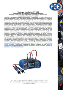 Tester per installazioni DT-6650