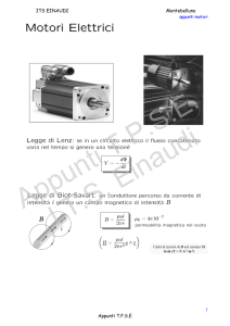 Appunti Motori elettrici e circuiti di pilotaggio