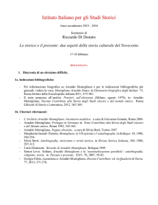 Bibliografia Di Donato - Istituto Italiano per gli Studi Storici