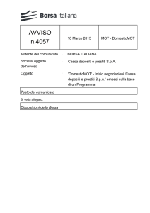 AVVISO n.4057 - Borsa Italiana