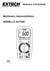 Multimetro Automobilistico MODELLO AUT500