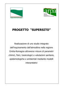 progetto “supersito” - Bollettino Ufficiale della Regione Emilia