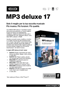 Con MAGIX MP3 deluxe 17 ascoltare musica sarà ancora più