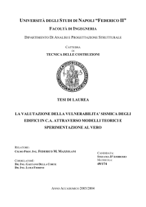 università degli studi di napoli “federico ii” tesi di laurea la