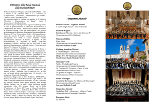 Programma concerto Banda della Marina Militare