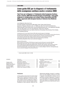 Linee guida ESC per la diagnosi e il trattamento dello scompenso