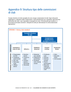 struttura tipo delle commissioni di club