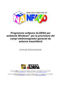 Programma software ALDENA per ambiente Windows per