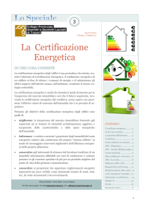 Marzo 2014 - Certificazione