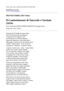 Il Combattimento di Tancredi e Clorinda (1624)