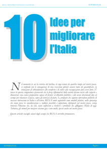 10 idee per migliorare l`Italia