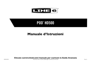 POD® HD500 - Strumenti Musicali