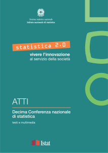 Atti Decima Conferenza nazionale di statistica