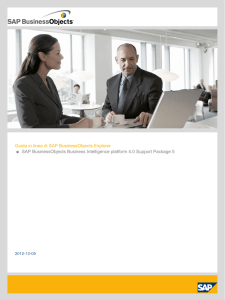 Guida in linea di SAP BusinessObjects Explorer