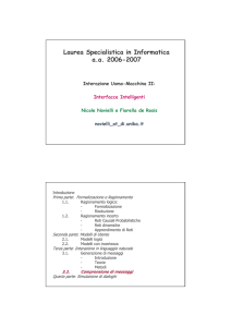 Laurea Specialistica in Informatica a.a. 2006-2007