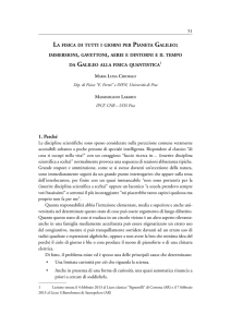 La fisica di tutti i giorni per Pianeta Galileo