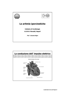 Le aritmie ipercinetiche