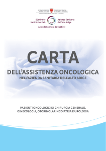 Carta dell`assistenza oncologica