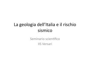 seminario del 25 maggio"la geologia d`italia"