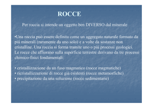 MINERALI E ROCCE