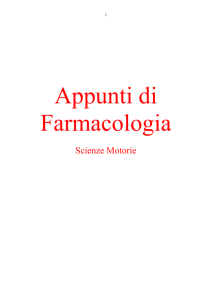 Appunti di Farmacologia