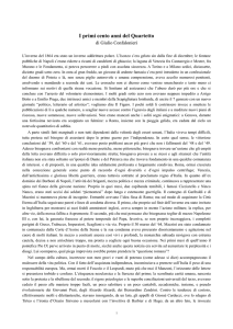 I primi cento anni del Quartetto di Giulio Confalonieri